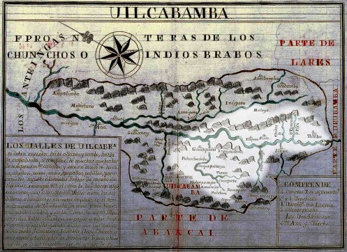 Mapa del Partido de Vilcabamba
