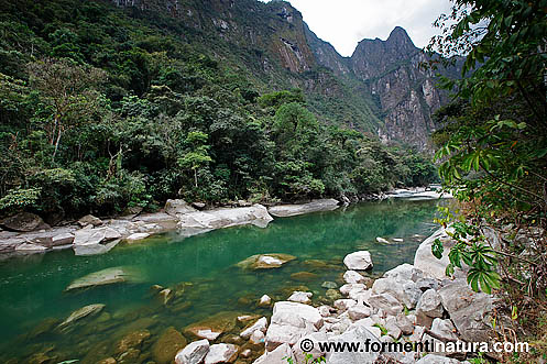 Cañón del río Urubamba en las cercanías de Machu Picchu